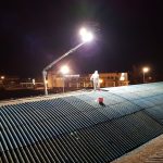 Rimozione amianto a Modica (Ragusa) dalla copertura industriale del supermercato Conad. Rimozione amianto a Modica (Ragusa) dalla copertura industriale del supermercato Conad.